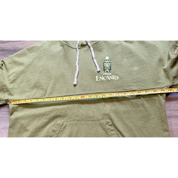 Disney Parks Encanto Bruno Green‎ Spirit Jersey Glow In the Dark Hoodie L Unisex - Picture 5 of 10